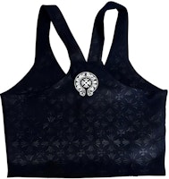 (Women) Chrome Hearts Tennis Jacquard Tank Top Black. CH-036051322 (Women) Chrome Hearts Tennis Jacquard Tank Top Black. CH-036051322