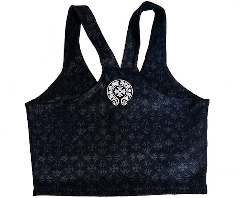 (W) 크롬 하츠 테니스 자카드 탱크탑 블랙. CH-036051322 Order (W) 크롬 하츠 테니스 자카드 탱크탑 블랙. CH-036051322