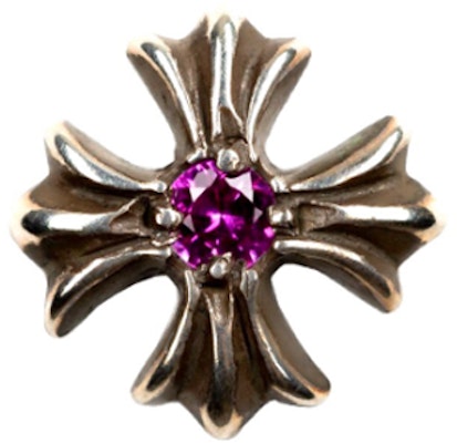 (Women) Chrome Hearts Cross Design 925 Silver Sapphire Earrings Women’s Silver. Ch000914 Order (Women) Chrome Hearts Cross Design 925 Silver Sapphire Earrings Women’s Silver. Ch000914