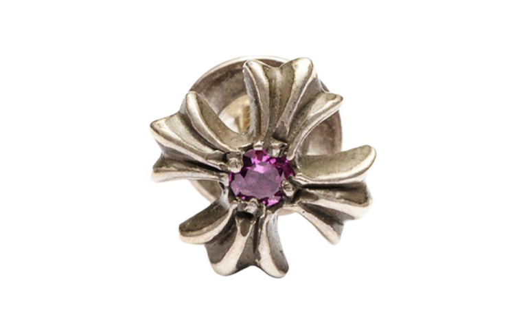 Lookbook (W) クロムハーツ クロスデザイン 925シルバー サファイアピアス レディースシルバー Ch000914