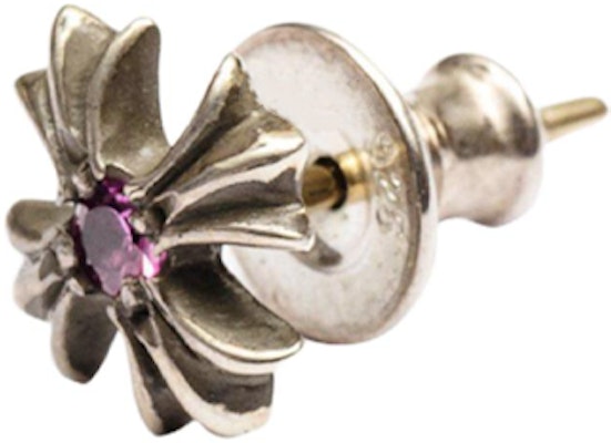 (Women) Chrome Hearts Cross Design 925 Silver Sapphire Earrings Women’s Silver. Ch000914 Shop (Women) Chrome Hearts Cross Design 925 Silver Sapphire Earrings Women’s Silver. Ch000914