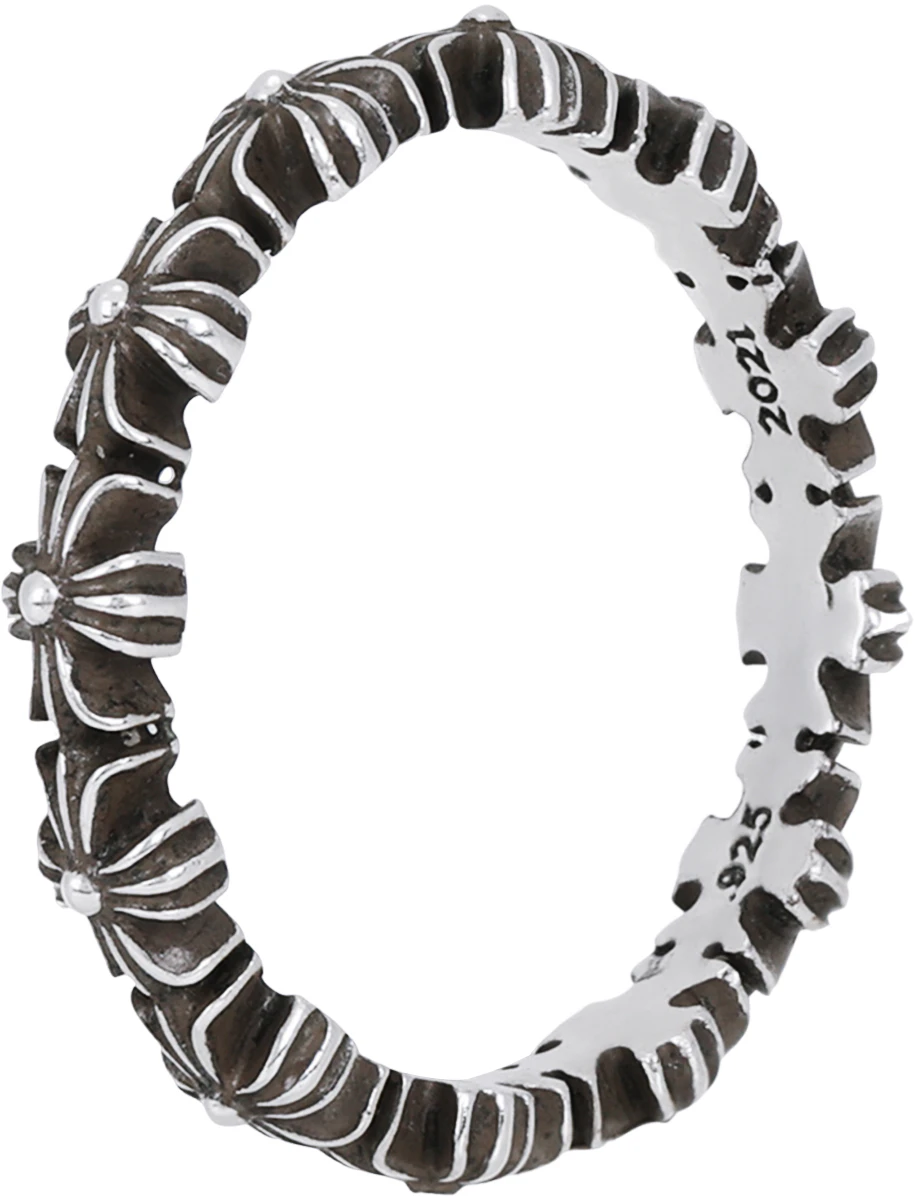 women-chrome-hearts-cross-ring-silver-4022-a