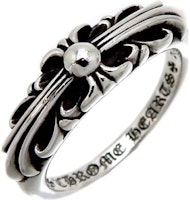 (Women) Chrome Hearts Engraved Logo Metal Ring Silver Jewelry ch-bb-f1 (Women) Chrome Hearts Engraved Logo Metal Ring Silver Jewelry ch-bb-f1
