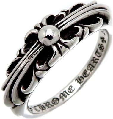 (Women) Chrome Hearts Engraved Logo Metal Ring Silver Jewelry ch-bb-f1 Buy (Women) Chrome Hearts Engraved Logo Metal Ring Silver Jewelry ch-bb-f1