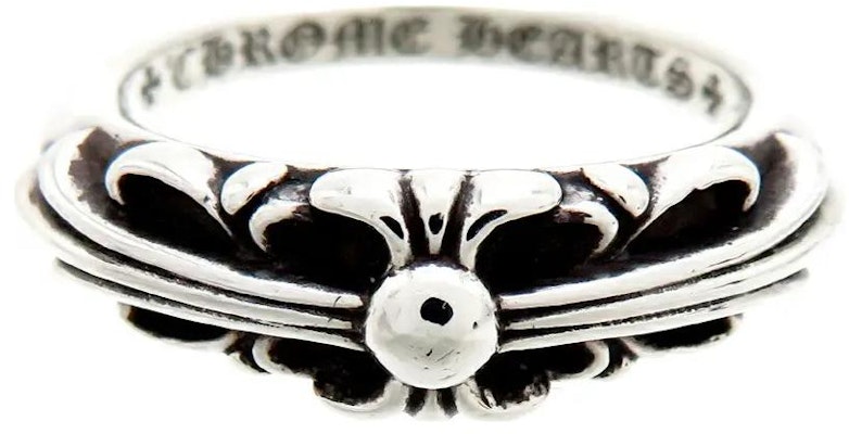 (Women) Chrome Hearts Engraved Logo Metal Ring Silver Jewelry ch-bb-f1 Purchase (Women) Chrome Hearts Engraved Logo Metal Ring Silver Jewelry ch-bb-f1