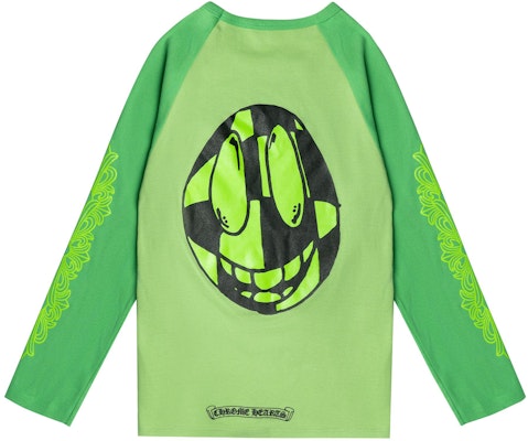 (W) Chrome Hearts FW22 Camiseta Manga Larga Verde con Estampado Graffiti Raglán CH-202302454 Buy (W) Chrome Hearts FW22 Camiseta Manga Larga Verde con Estampado Graffiti Raglán CH-202302454
