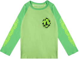 (W) Chrome Hearts FW22 Camiseta Manga Larga Verde con Estampado Graffiti Raglán CH-202302454 Lookbook (W) Chrome Hearts FW22 Camiseta Manga Larga Verde con Estampado Graffiti Raglán CH-202302454