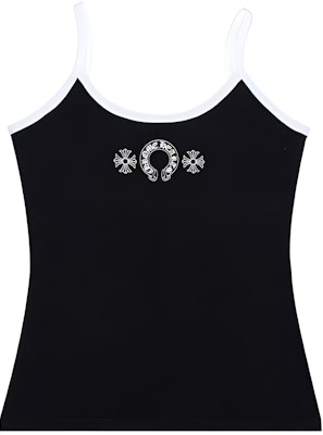 (W) Chrome Hearts FW23 Camiseta Negra sin Mangas con Logo e Impresión en Sánscrito. CH-2023055075 Buy (W) Chrome Hearts FW23 Camiseta Negra sin Mangas con Logo e Impresión en Sánscrito. CH-2023055075