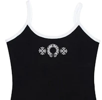 Shop (W) Chrome Hearts FW23 黑色背心 印有標誌梵文字雕刻圖案。 CH-2023055075