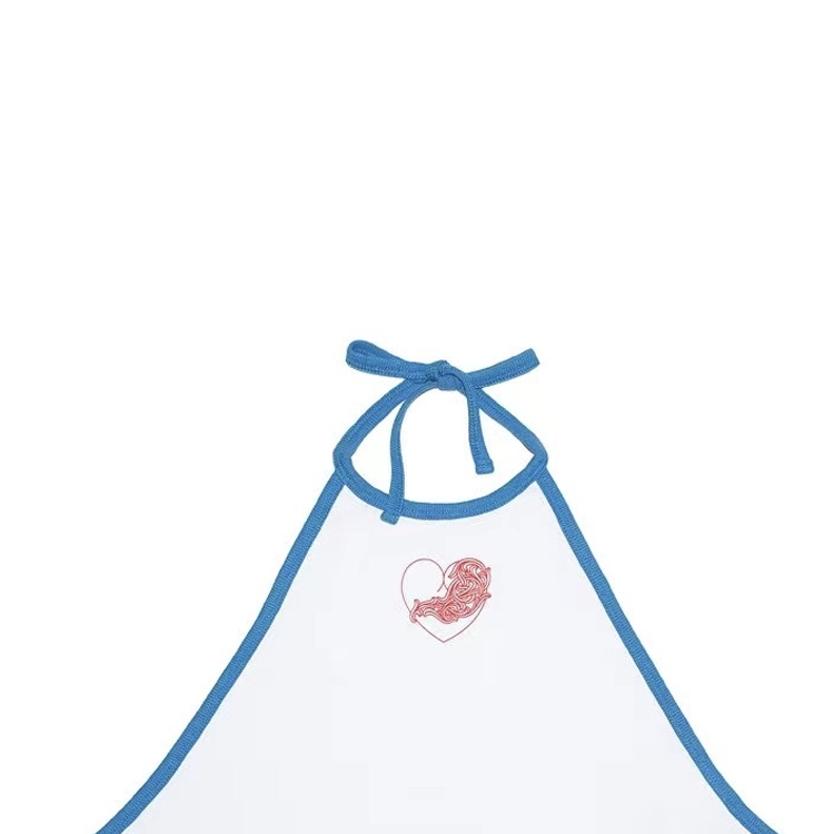 Lookbook (W) Chrome Hearts FW23 Tank Top Wanita Motif Huruf Gotik Multicolor dengan Renda. CH-2023054152