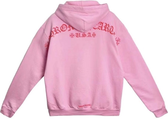 (W) Chrome Hearts FW24 粉色字母logo連帽衫 長袖上衣. CH-0243739 Lookbook (W) Chrome Hearts FW24 粉色字母logo連帽衫 長袖上衣. CH-0243739