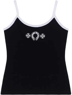 (W) クロムハーツ ロゴ グラフィック タンクトップ ブラック CH-2023079 Order (W) クロムハーツ ロゴ グラフィック タンクトップ ブラック CH-2023079