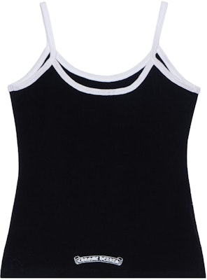 (W) クロムハーツ ロゴ グラフィック タンクトップ ブラック CH-2023079 Lookbook (W) クロムハーツ ロゴ グラフィック タンクトップ ブラック CH-2023079