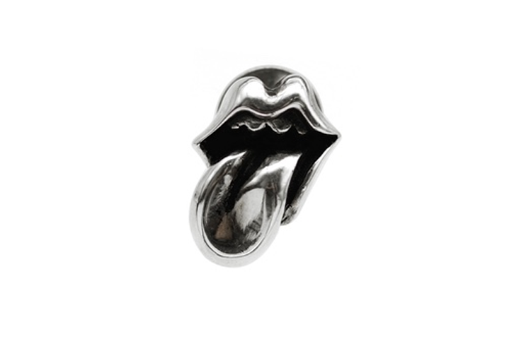 (Women) Chrome Hearts Rolling Stones Tongue 925 Silver Earrings  Silver. CH-ED-329