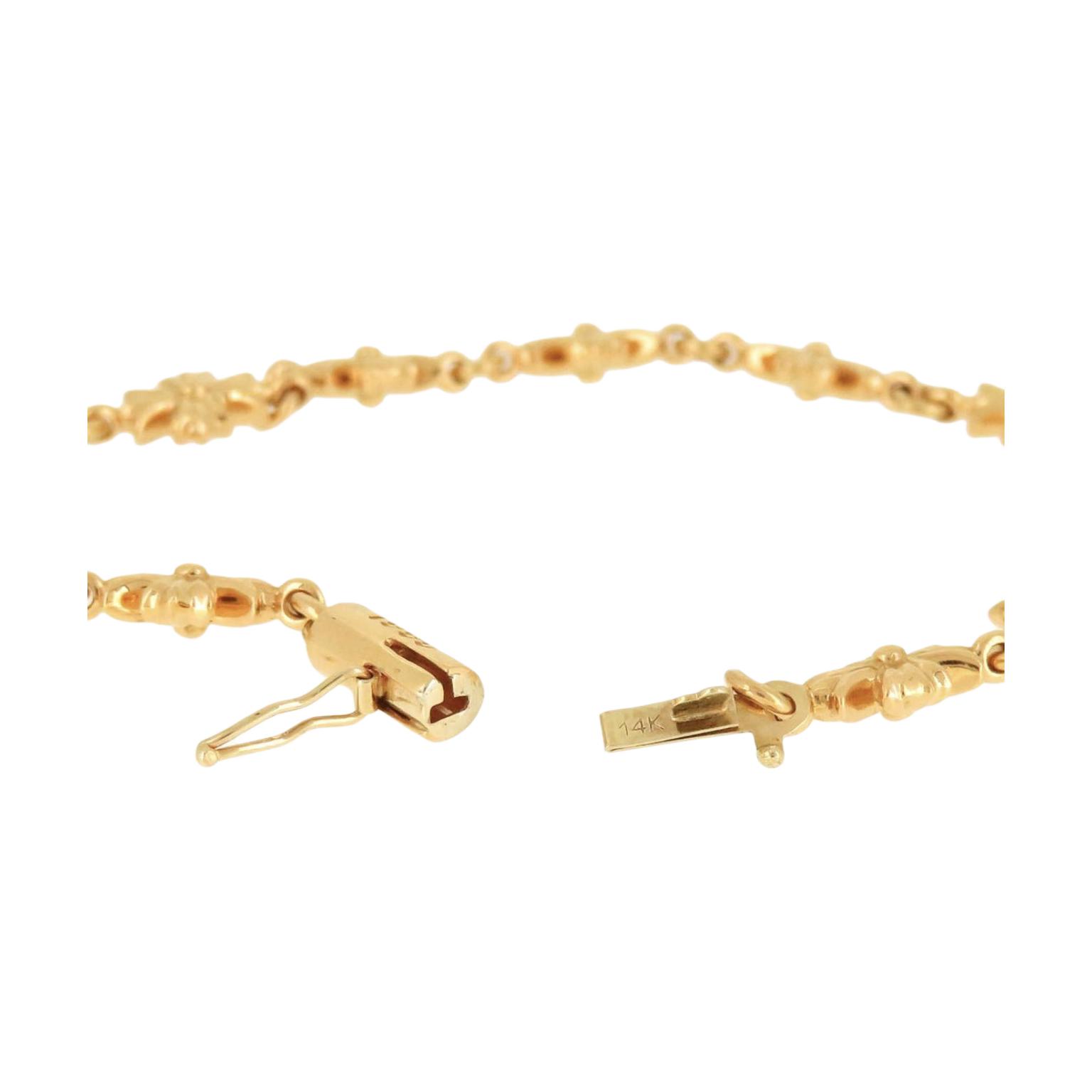 Shop (W) 克罗心Solid 22K金镂空手链 - 黄金饰品 200033467