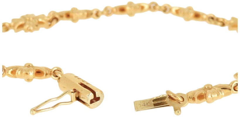 (Women) Chrome Hearts Solid 22K Gold Cutout Bracelet - Gold Accessory 200033467 Shop (Women) Chrome Hearts Solid 22K Gold Cutout Bracelet - Gold Accessory 200033467