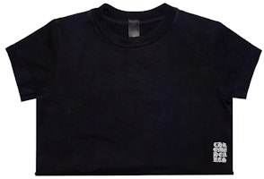 (Women) Chrome Hearts SS23 Black Logo Print Crewneck T-Shirt CH-035043889 (Women) Chrome Hearts SS23 Black Logo Print Crewneck T-Shirt CH-035043889