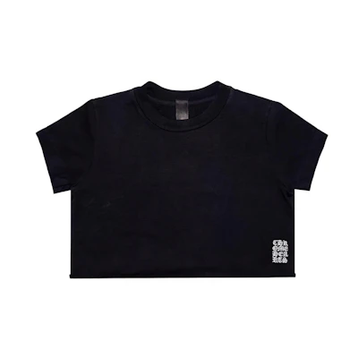 (Women) Chrome Hearts SS23 Black Logo Print Crewneck T-Shirt CH-035043889