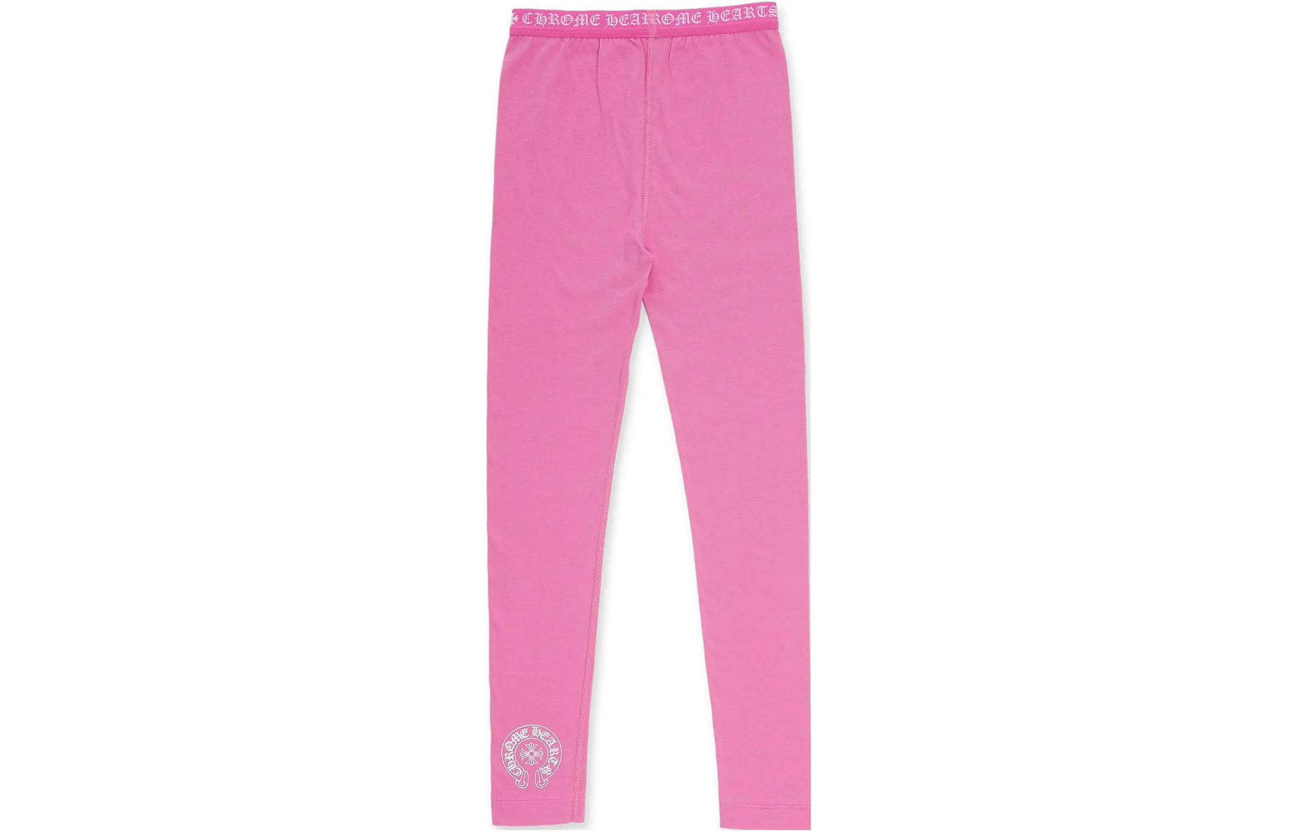 Order (W) Chrome Hearts SS23 Legging Pink Mid-Rise Motif Print. CH-2399