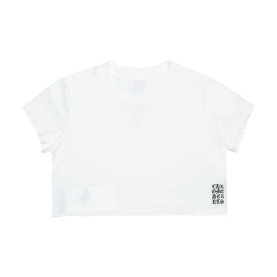 (Women) Chrome Hearts SS23 Graphic Print Pullover Short Sleeve T-Shirt White (Womens) CH-034013052