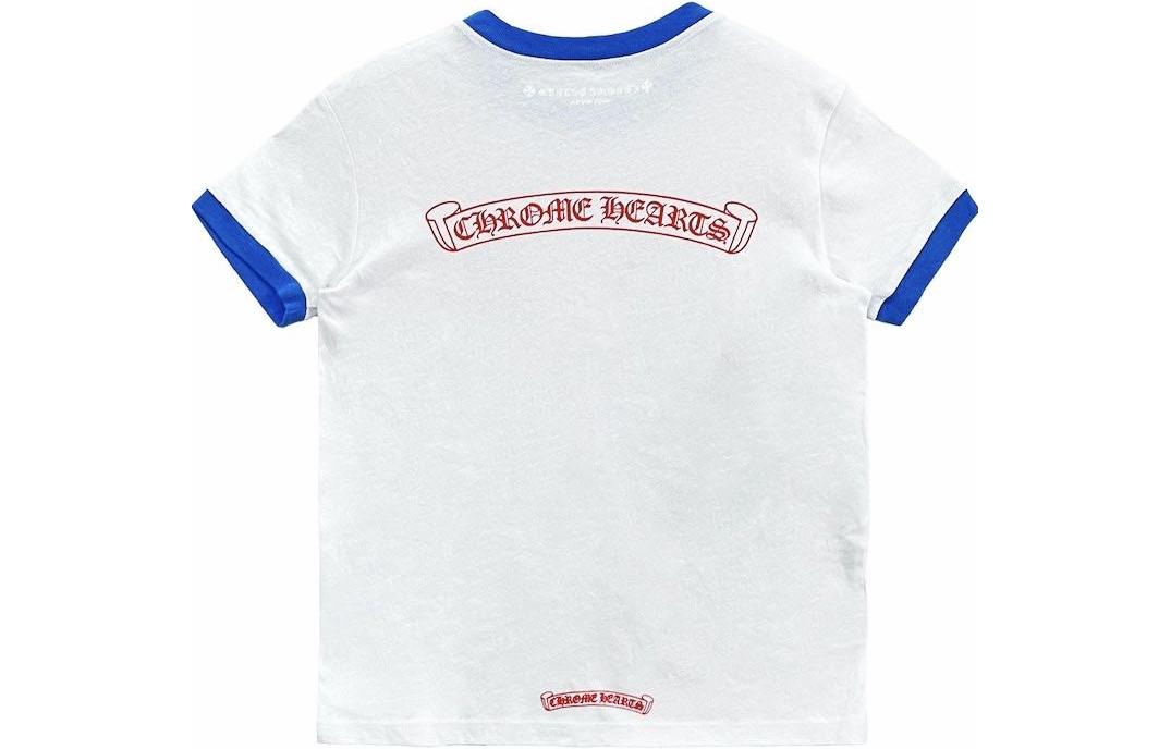 Lookbook (Women) Chrome Hearts SS23 Scroll Horseshoe Cross Print Tee 202308071