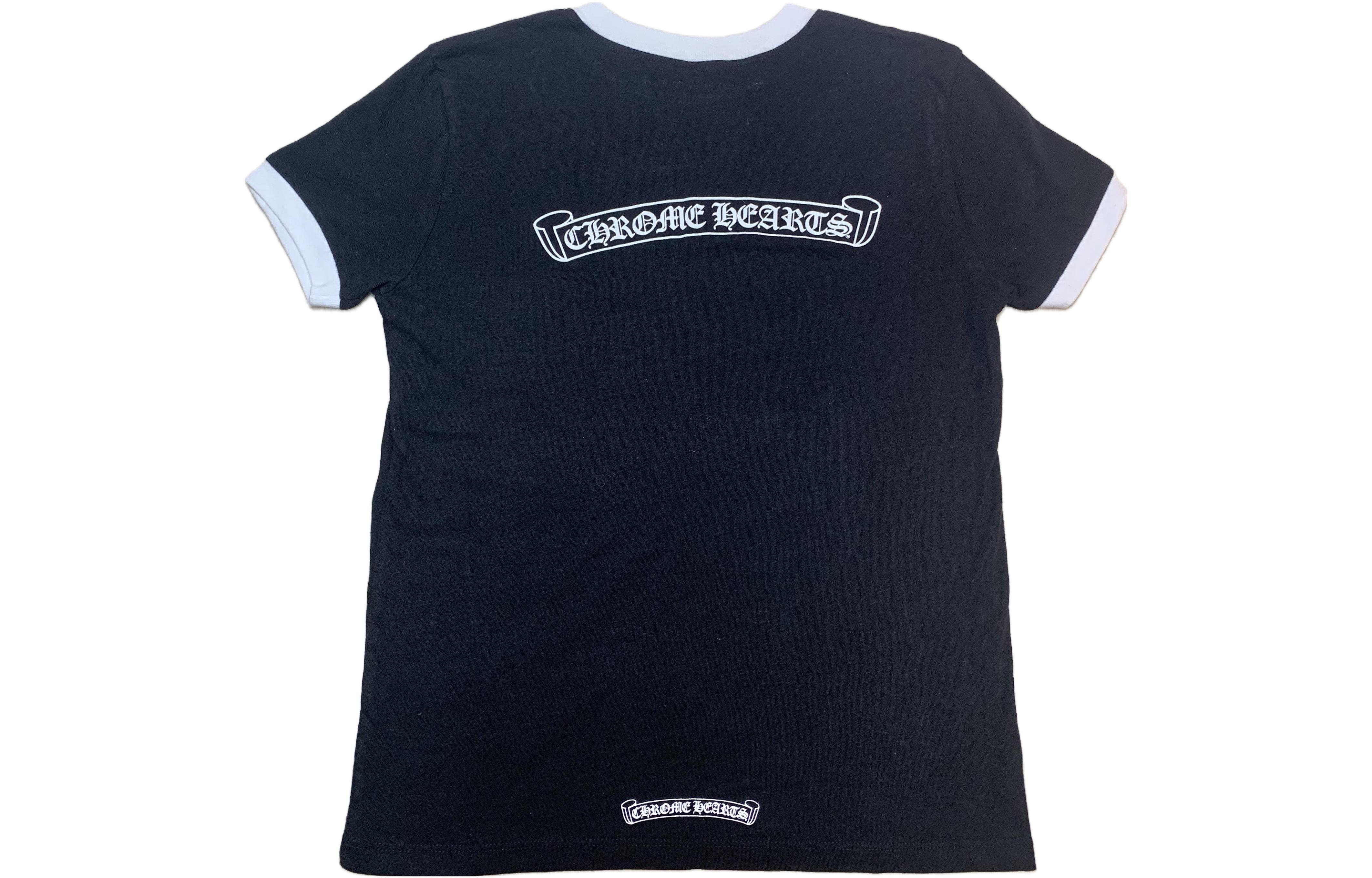 Purchase (Women) Chrome Hearts SS23 Scroll Horseshoe Cross Print Tee 202308071