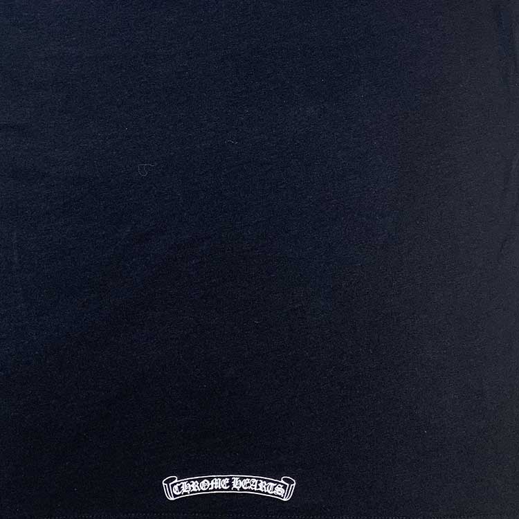 Sizing (Women) Chrome Hearts SS23 Scroll Horseshoe Cross Print Tee 202308071