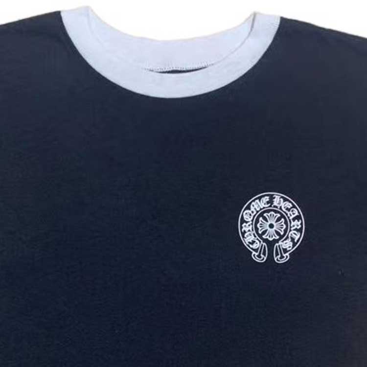 Cheap (Women) Chrome Hearts SS23 Scroll Horseshoe Cross Print Tee 202308071