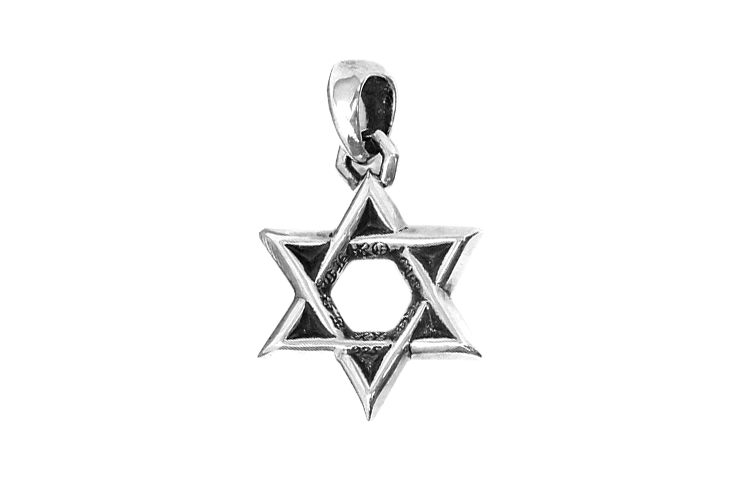 Shop (W) Collar Chrome Hearts Estrella de David Plata 925. CH-DZ-835