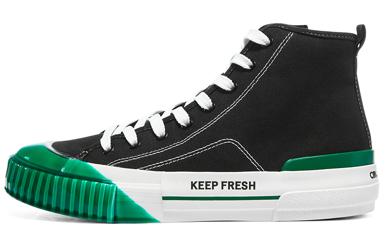 (W) Skechers Keep Fresh New Moon CIRCLECLEAN 'Black Green'