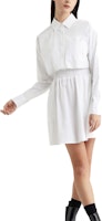 (Women) CK Calvin Klein White Solid Square Neck Long Sleeve Top & Dress Set. J222953-YAF (Women) CK Calvin Klein White Solid Square Neck Long Sleeve Top & Dress Set. J222953-YAF