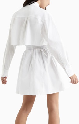 (Women) CK Calvin Klein White Solid Square Neck Long Sleeve Top & Dress Set. J222953-YAF Shop (Women) CK Calvin Klein White Solid Square Neck Long Sleeve Top & Dress Set. J222953-YAF