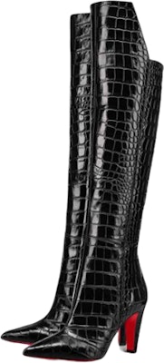 (W) クリスチャンルブタン CL x スティレット ハイカットブーツ (黒) 1220520BK01 Order (W) クリスチャンルブタン CL x スティレット ハイカットブーツ (黒) 1220520BK01