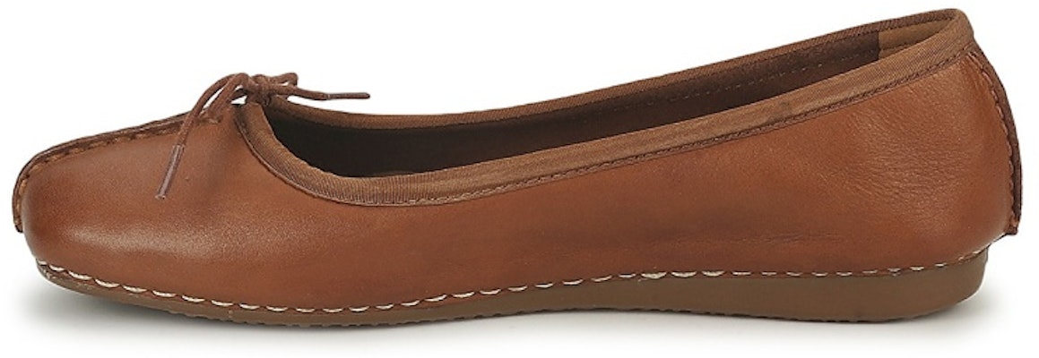 (Women) Clarks Freckle Ice 'Dark Tan Brown Leather' 20352930 Order (Women) Clarks Freckle Ice 'Dark Tan Brown Leather' 20352930