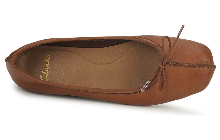 Purchase (Women) Clarks Freckle Ice 'Dark Tan Brown Leather' 20352930