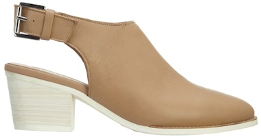 (Women) Clarks Juniper Sling Natural Leather 26107493 (Women) Clarks Juniper Sling Natural Leather 26107493