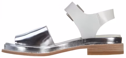 (Women) Clarks Madlen Sandal White Leather 26107497 (Women) Clarks Madlen Sandal White Leather 26107497