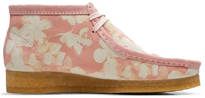 (女款)Clarks Originals Wallabee 花卉粉色靴 26166096 Order (女款)Clarks Originals Wallabee 花卉粉色靴 26166096