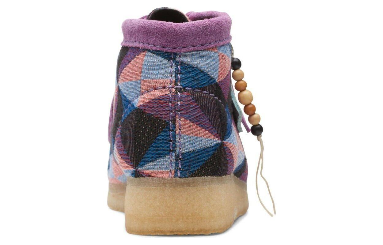 Shop (W) Clarks Originals Wallabee Boot Paars Combi 26164608
