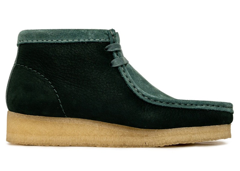 (Women) Clarks Originals Wallabee Boot Teal Combi 26167942