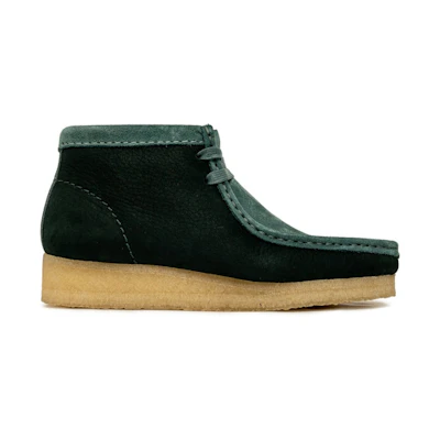 (W) Clarks Originals Wallabee Boot Teal Combi