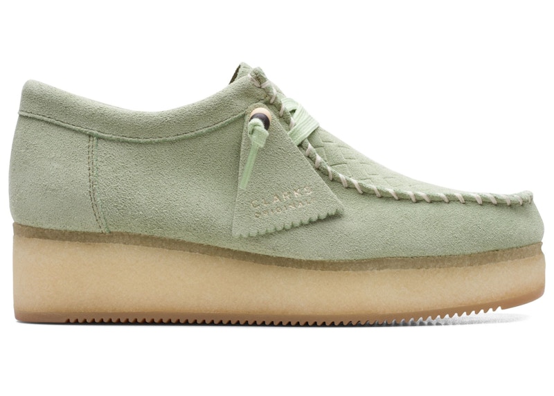(Women) Clarks Originals Wallacraft Lo Pale Green 26165848