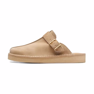 (W) Clarks Trek Mule 'Interest Taupe'