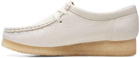(Women) Clarks Wallabee 'White Nubuck' 261-65560 (Women) Clarks Wallabee 'White Nubuck' 261-65560