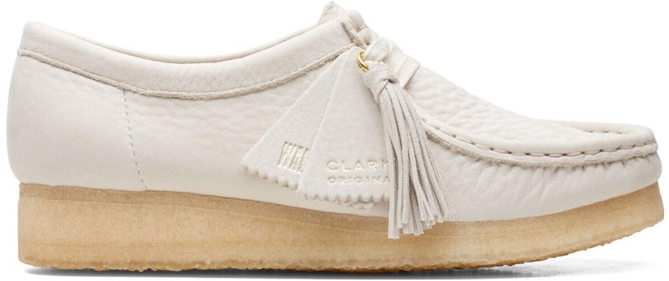 (Women) Clarks Wallabee 'White Nubuck' 261-65560 Order (Women) Clarks Wallabee 'White Nubuck' 261-65560