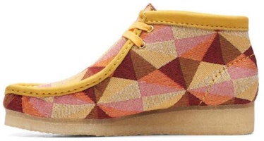 (Women) Clarks Wallabee Boots 'Yellow Combination' 26166092 (Women) Clarks Wallabee Boots 'Yellow Combination' 26166092
