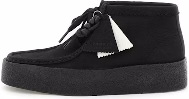 (Women) Clarks Wallabee Cup Boots 'Black Nubuck' 26168980 (Women) Clarks Wallabee Cup Boots 'Black Nubuck' 26168980
