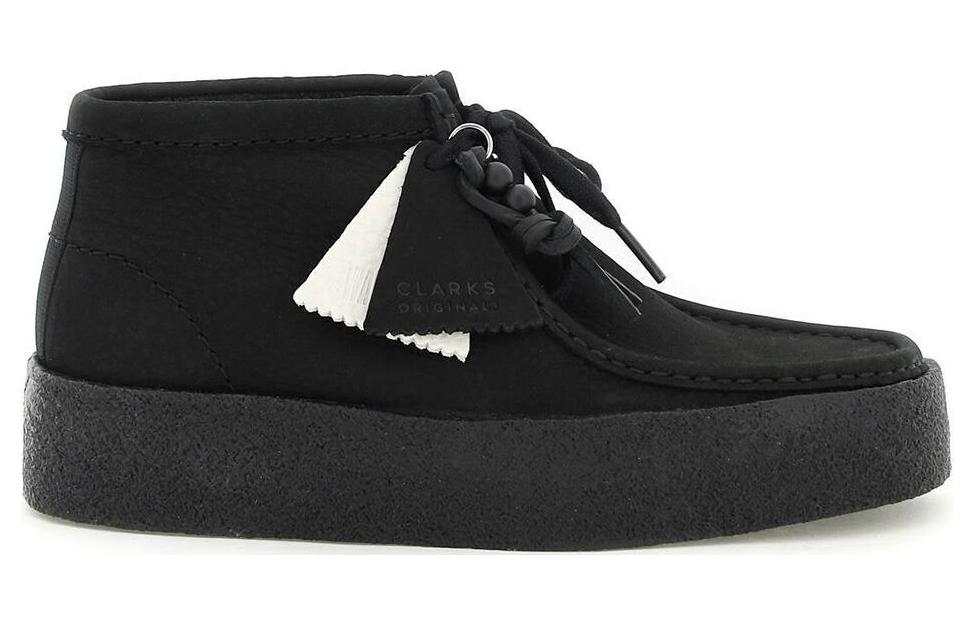 Order (W) Clarks Wallabee Cup Botas 'Negro Nubuck' 26168980