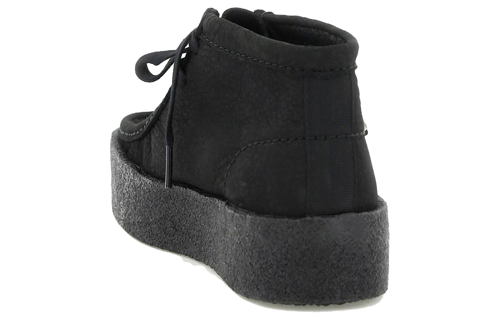 Lookbook (W) Clarks Wallabee Cup Botas 'Negro Nubuck' 26168980