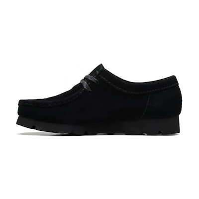 (W) Clarks Wallabee GTX 'Black Suede'